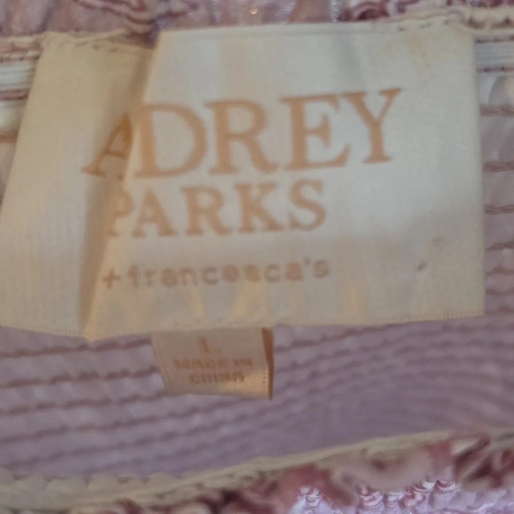 Francesca's Collections Pink & Cream Tiered Maxi Dress - Picture 6 of 6